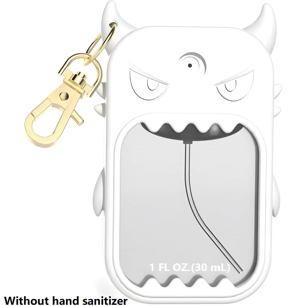 Silicone Case for Touchland Hand Sanitizer Spray 30ML , Hand Sanitizer Case Holder with Keychain, Protective Cover Accessories
