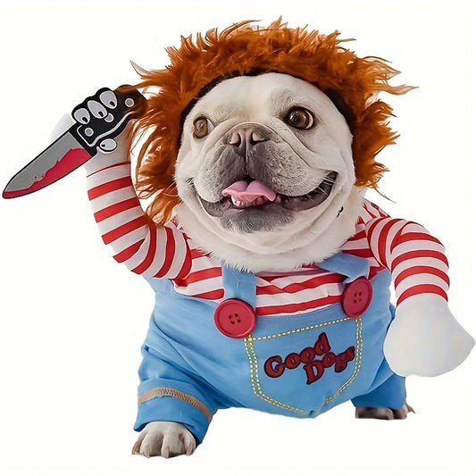 Chucky dog costume