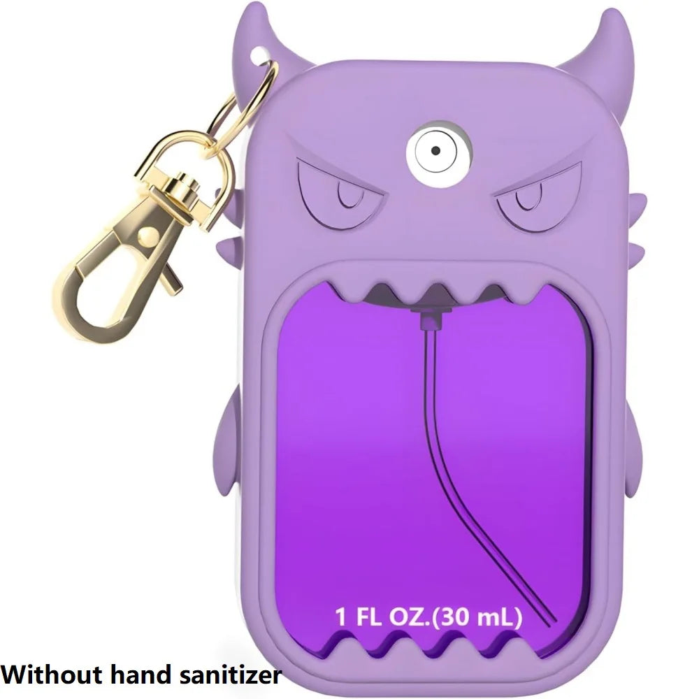 Silicone Case for Touchland Hand Sanitizer Spray 30ML , Hand Sanitizer Case Holder with Keychain, Protective Cover Accessories