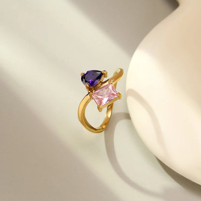 Custom Mother Daughter Birthstone Ring