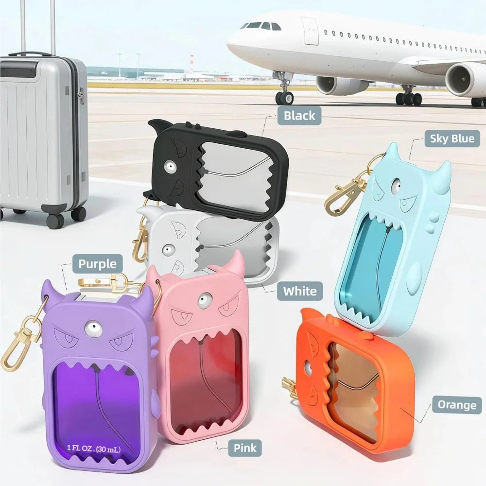 Silicone Case for Touchland Hand Sanitizer Spray 30ML , Hand Sanitizer Case Holder with Keychain, Protective Cover Accessories