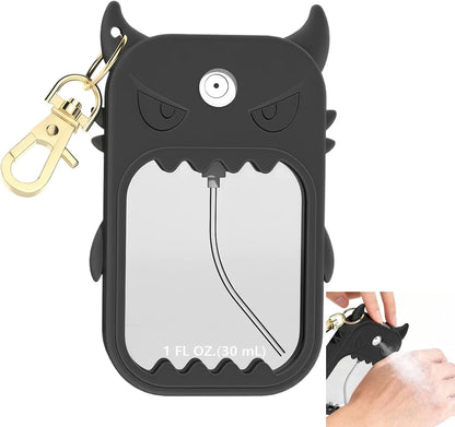 Silicone Case for Touchland Hand Sanitizer Spray 30ML , Hand Sanitizer Case Holder with Keychain, Protective Cover Accessories