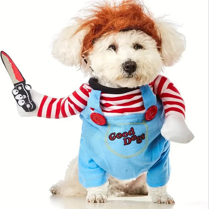 Chucky dog costume
