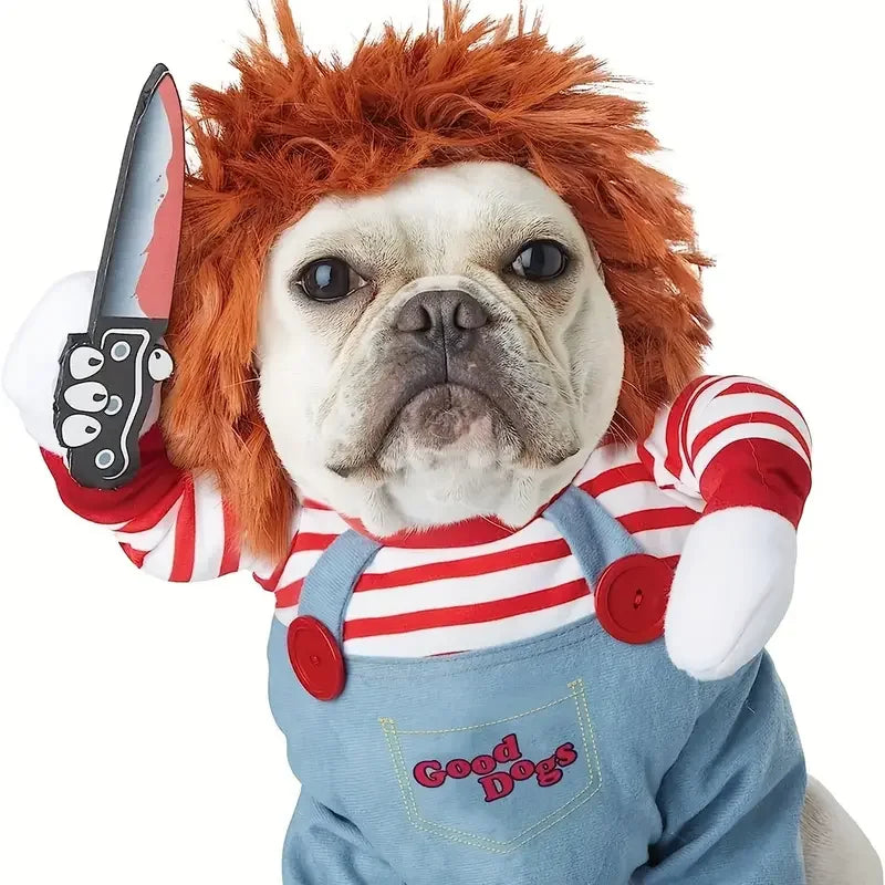 Chucky dog costume