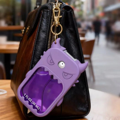 Silicone Case for Touchland Hand Sanitizer Spray 30ML , Hand Sanitizer Case Holder with Keychain, Protective Cover Accessories