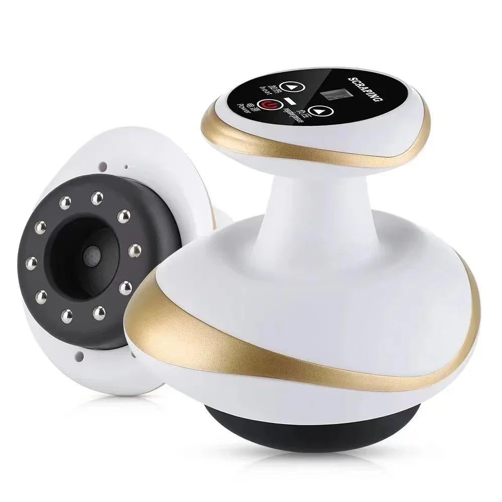 Electric Massage Meridian Brush Universal Body Dredging Cupping Scraping Instrument  Abdominal And Back Massager For Home