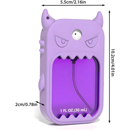 Silicone Case for Touchland Hand Sanitizer Spray 30ML , Hand Sanitizer Case Holder with Keychain, Protective Cover Accessories