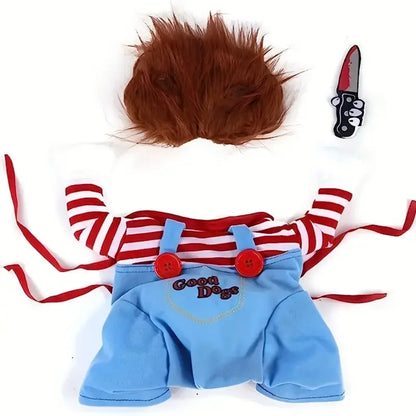 Chucky dog costume