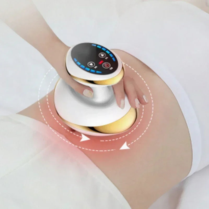 Electric Massage Meridian Brush Universal Body Dredging Cupping Scraping Instrument  Abdominal And Back Massager For Home