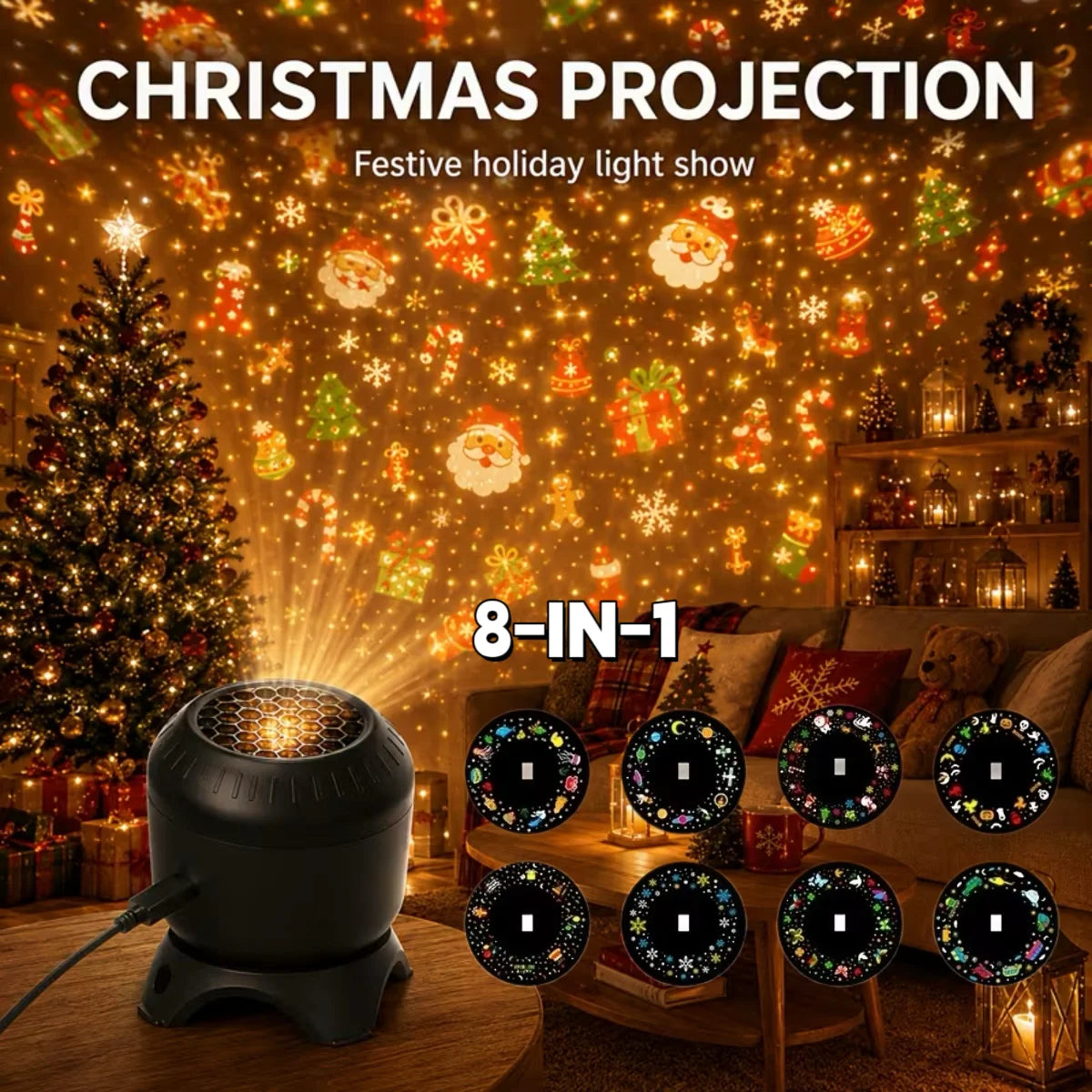 Christmas projector