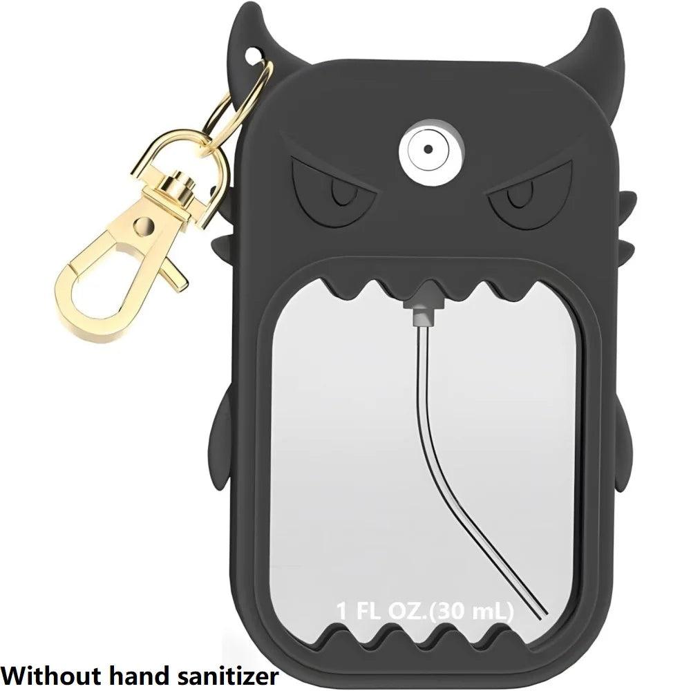 Silicone Case for Touchland Hand Sanitizer Spray 30ML , Hand Sanitizer Case Holder with Keychain, Protective Cover Accessories