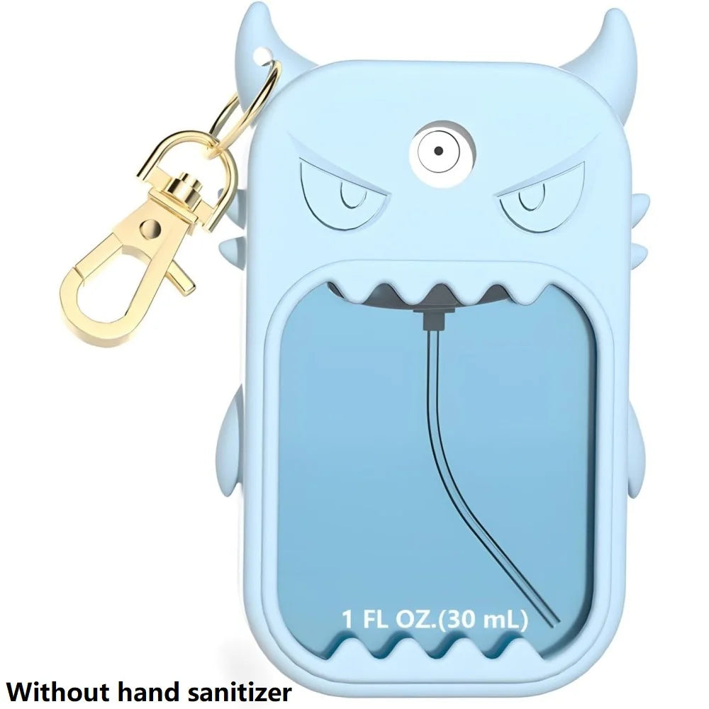 Silicone Case for Touchland Hand Sanitizer Spray 30ML , Hand Sanitizer Case Holder with Keychain, Protective Cover Accessories