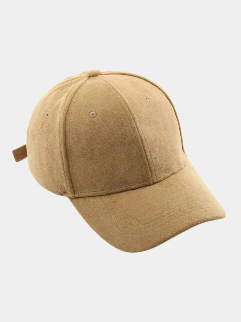 Suede Baseball Cap